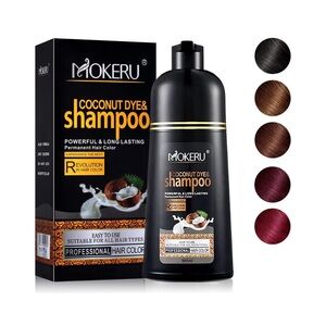 MOKERU Grape Red Coconut Dye & Hair Shampoo, NEW
